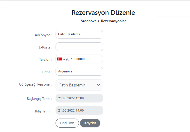 Gir-in rezervasyonlu ziyaretçi