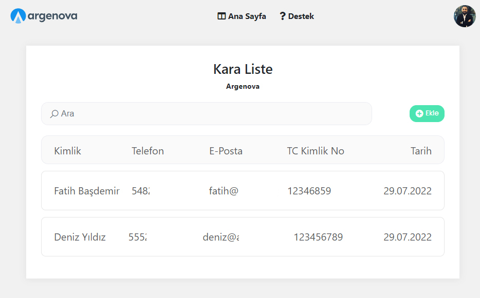 Kara liste 